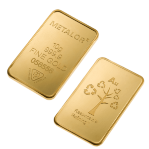 10 Gram Metalor Minted Gold Bar